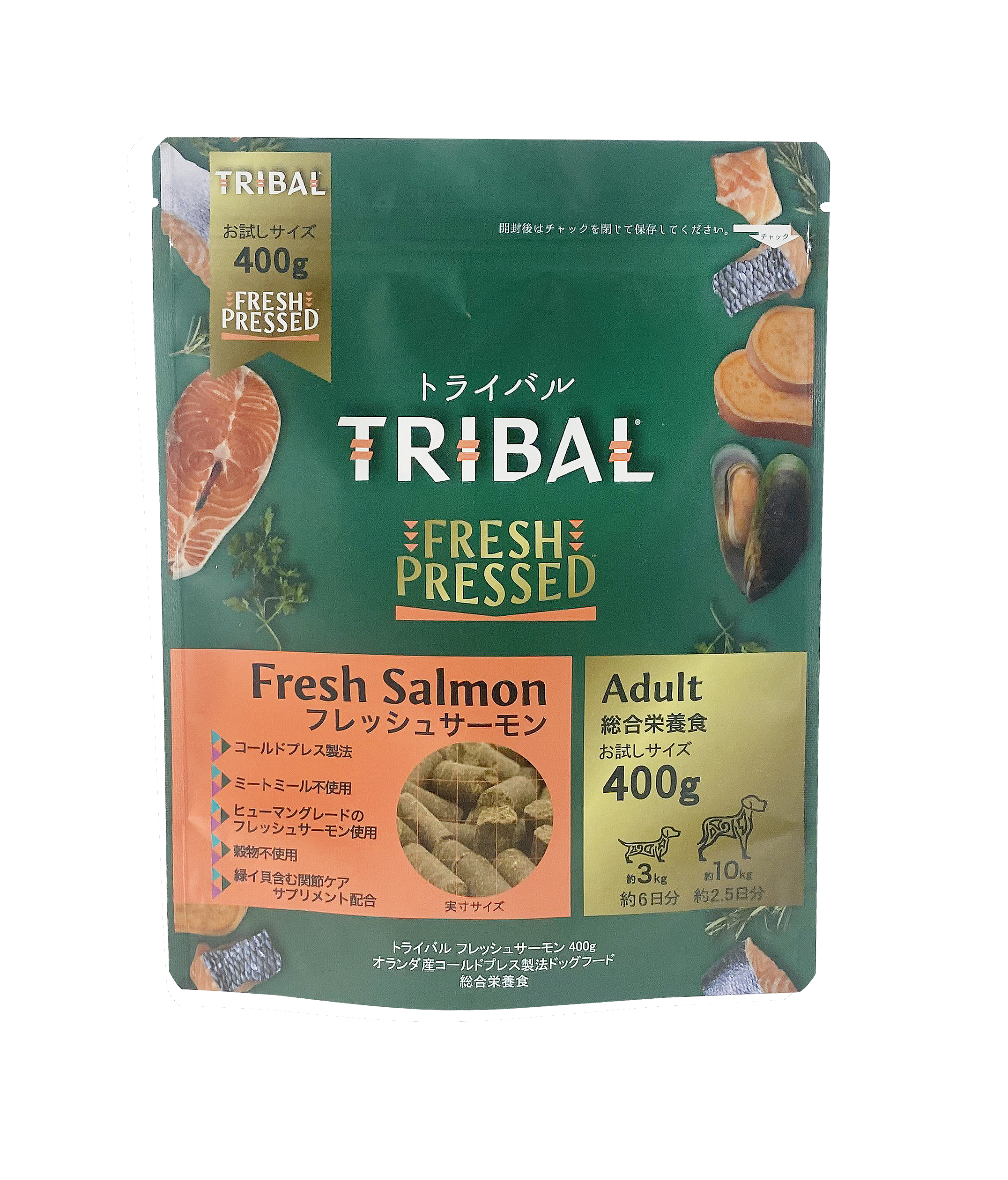 トライバル ドッグ フレッシュサーモン 12kg TRIBAL ドッグフード